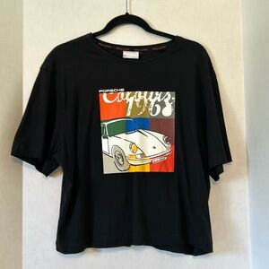 Classic Porsche design. Deep black, not faded.